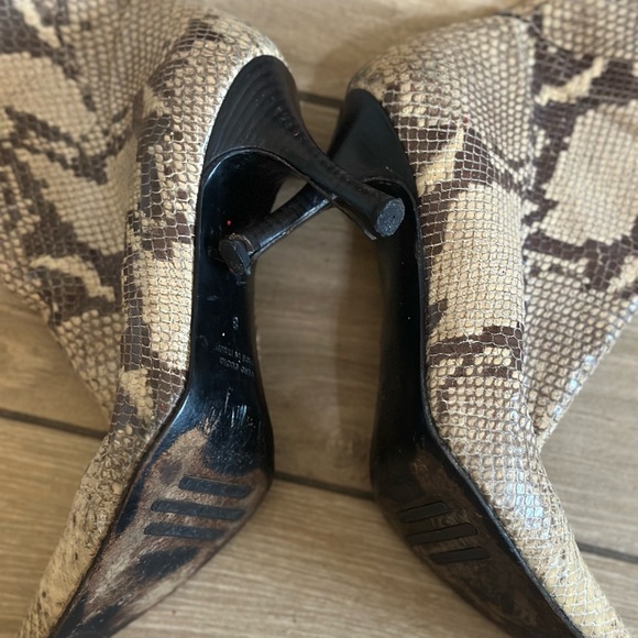 Snakeskin Booties - Picture 3 of 3